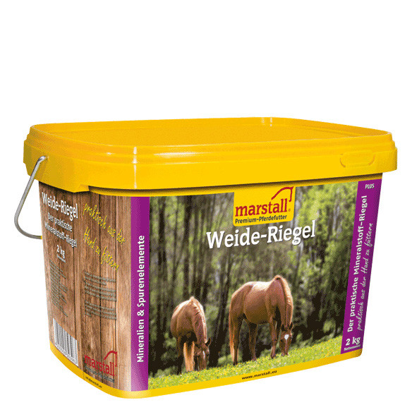 Marstall Weide-Riegel Mineralfutter-Riegel für Weide-Pferde 2kg