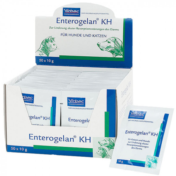 Virbac Enterogelan KH Box mit 50x10g Beutel Pulver