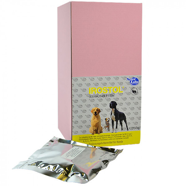 Irostol Hund Box mit 10 x 30 Kautabl.