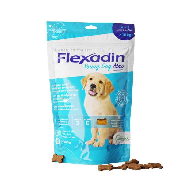 FLEXADIN Young Dog Maxi 60 Chews